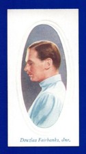 DOUGLAS FAIRBANKS JR 1936 GODFREY PHILLIPS EMBOSSED SCREEN STARS #10 EXCELLENT picture