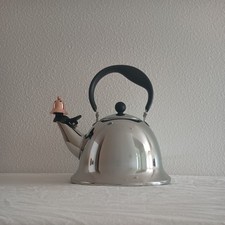 Michael Graves Bells & Whistles Stainless Steel Tea Kettle Copper Bird Whistle picture