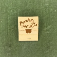 Pomona Valley Mining Co Pomona CA Rare Vintage Matchbook Full Unstruck picture