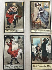 Risqué Postcards Lot Of 4, Eclectic Numismatic Treasure, Women Early 1900s picture