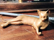  Brass Resting/ Laying Down Cat  picture