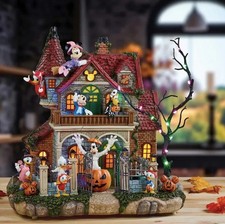 Disney Halloween Mickey Party House With  Lights Music Centerpiece NEW picture