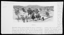 1886 Picturesque Atlas of Australasia Antique Print View of Warwick Queensland picture