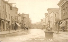 Rumford Falls ME Street Scene Congress St. c1910s Real Photo Vintage Postcard picture