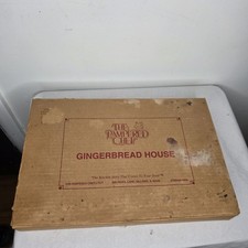 The Pampered Chef Stoneware Gingerbread House Mold 1992 NEW picture