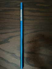 7 Eleven 7-11 Slurpee Aluminum Metal Straw Aqua Blue 10.25 Inches picture