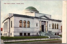 Vintage WINONA, Minnesota Postcard 