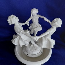 HUTSCHENREUTHER PORCELAIN FIGURINE 'May Dance' by Karl Tutter Vintage Mid-20th picture