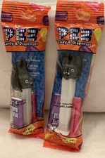 VTG LOT OF #2 HALLOWEEN VAMPIRE BATS PEZ DISPENSERS NEW SEALED IN PACKS picture