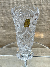 Vintage Imperlux 24% Lead Crystal Bud Vase Western Germany picture