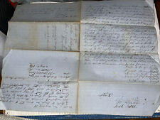 Antique 1836 Signed $2000 Bond Document - County Recorder of Knox County Ohio OH picture