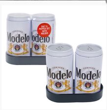 Cerveza (beer) Modelo  Salt & Pepper Shakers. Mini Cans 1 Set picture