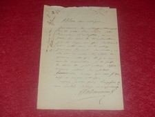 [COLLEC. AD. THIERS] Rare Autograph Signed Ca 1840 Prof. Achille Valenciennes picture