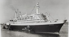 Vintage 1981 Holland America SS Rotterdam 24th World Cruise 8x10 Press Photo picture