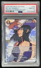 2026 One Piece The Time of Battle Special Card #OP14-084 Ms. All Sunday PSA 10 picture