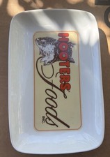 Lot of 3 Vintage Hooters Foods Inc. Ceramic Trinket Tray Dish picture