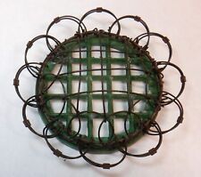 VTG FLOWER FROG CAST METAL BASE WIRE TOP FLEXIBLE / MOVABLE IKEBANA picture
