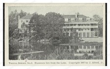 Toccoa Falls Georgia Haddock Inn Standard Postcard COPY RPPC picture