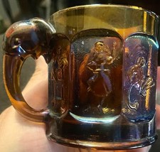 Vintage Imperial Carnival Glass Nixon/Agnew Elephant Handled Glass Mug picture