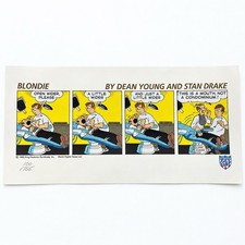 1992 Blondie Limited Edition Comic Strip Print 100/100 Dean Young Stan Drake  K1 picture