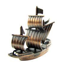 Bronze Metal Spanish Galleon/Pirate Ship/Sail Boat Die Cast Toy Pencil Sharpener picture