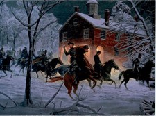 1996 The Civil War #89 Art of Mort Kunstler The Fairfax Raid picture