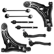 8pc Set Front Lower Control Arm with Ball Joint Inner Outer Tie Rod End Sway ... picture
