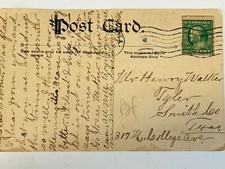 Vintage 1910s Postcard With Illustrated Woman & Poem Antique Ephemera Collectibl picture