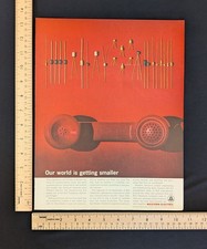 Vintage 1963 Western Electric Bell Telephone System Color Print Ad Full Page picture