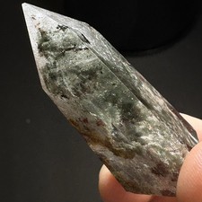 Natural Phantom Quartz Point Polished Garden Crystal Obelisk Reiki Healing picture