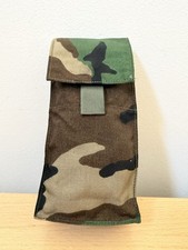 Authentic MOLLE Vertical Hook&Loop/Snap Tactical Waist Pouch Woodland Camo NEW picture