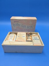 NOS 1950s VTG Johnson's Baby Gift Box Set COMPLETE UNUSED  picture