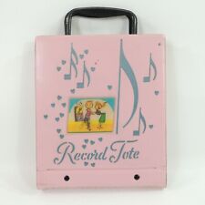 Vintage Pink Pony Tail Dancing Wiggle Picture 45 Record Tote by Siris Stationary picture