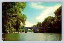 Proctor VT- Vermont, The Marble Memorial Bridge, Antique, Vintage Postcard picture