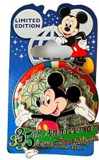 Disney WDW 2006 White Glove 35th Anniversary MICKEY AT EPCOT LE Spinner Pin picture