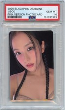 2026 BLACKPINK DEADLINE JISOO PINK VERSION PHOTOCARD PSA 10 picture