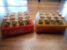 Vintage Antique Coca Cola Bottles Cases Red Yellow Dollhouse Original Packaging picture