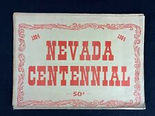 VINTAGE VALUABLE ANTIQUE NEVADA CENTENNIAL 1864-1964 NEWSPAPER COLLECTABLE picture