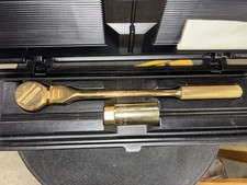 Vintage & Rare  Chrysler Master Technician Award Ratchet & Socket Set Golden picture
