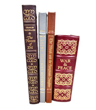 4 Easton Press Books, Ltd. Editions Leather Bound 24K Gold Gilt #52 of 60 picture