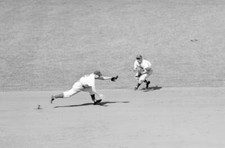 Great Expectations Pee Wee Reese mouth open feet set hands poised  .. Old Photo picture