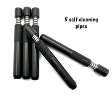 5X Self Cleaning One Hitter Metal Bat Tobacco Smoking Dugout Pipe SAME DAY SHIP picture