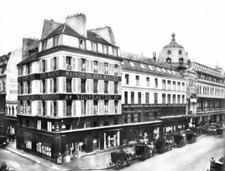 The Bon Marche department store Paris around 1875 Historic Old Photo picture
