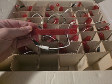 Lot Of 40 Dialight 190-71R Transportation Lighting Assemblies SLIM LINE RED New picture