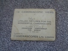 12 VITAGE TOKYO CAMERA STEREOSCOPE CARDS picture