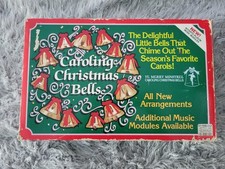 Vintage Merry Minstrel Caroling Christmas 12 Bells Capricorn 25 Holiday Carols  picture
