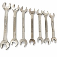 Craftsman Vintage USA Double‑Ended Open Wrench Set, 7‑Piece, SAEs from 1