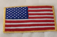 USA Flag Patch United State America US Embroidered Sew or Iron on Biker Badge picture