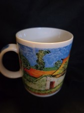 Vintage Starbucks Barista Van Gogh Stairway at Auvers Chaleur Coffee Mug Cup  picture