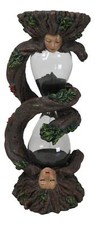 Forest Spirit Tree Lady Greenwoman Ent Gaia Spiraling Branch Sandtimer Figurine picture